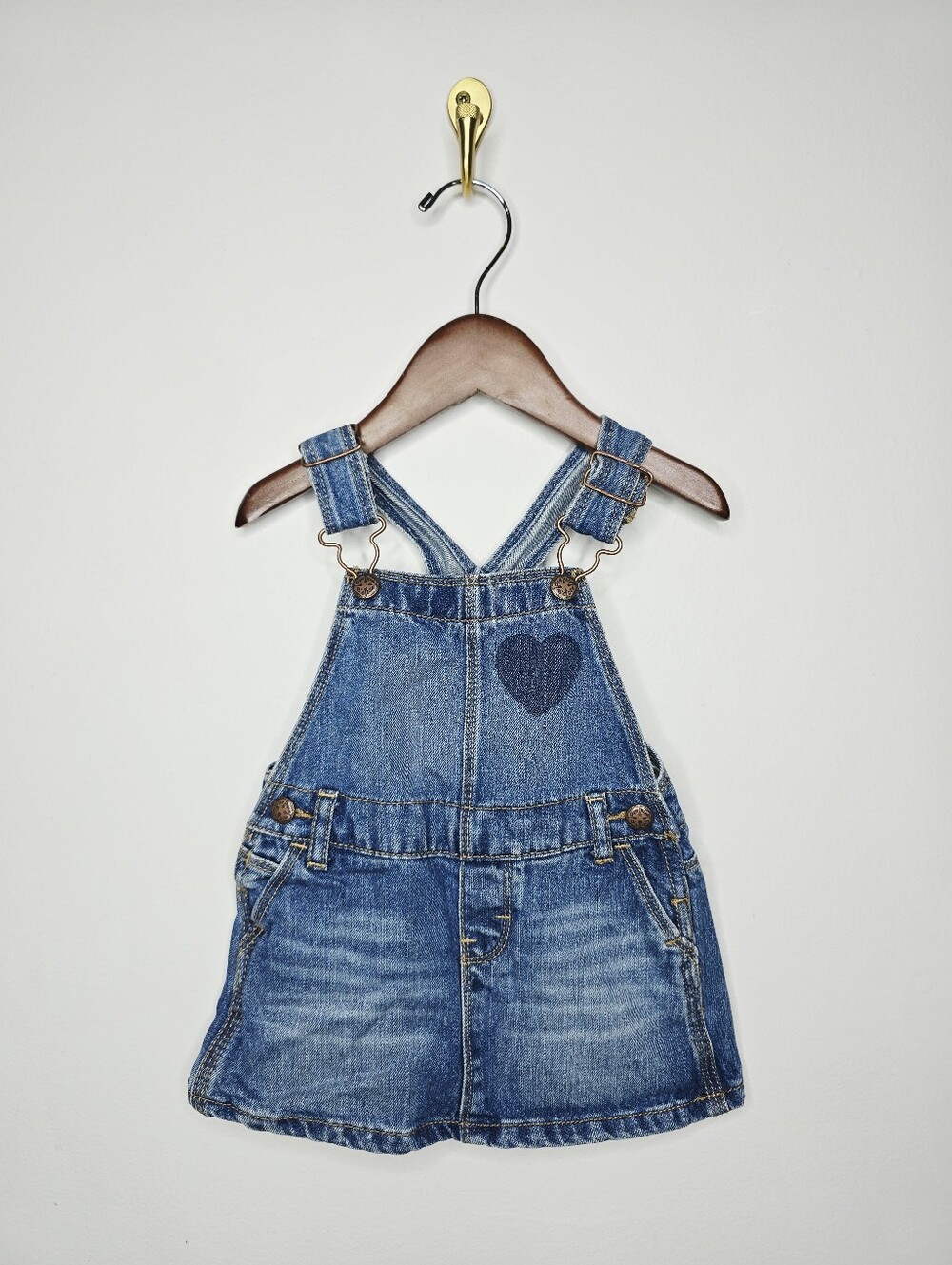 Oshkosh B'Gosh Overalls Denim Jumper Size 18 months